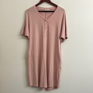 Angel maternity blush pink gown sz M